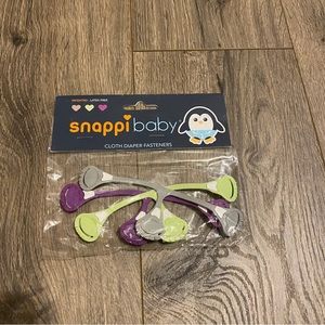 NEW Snappi Baby 3 pack cloth diaper fasteners